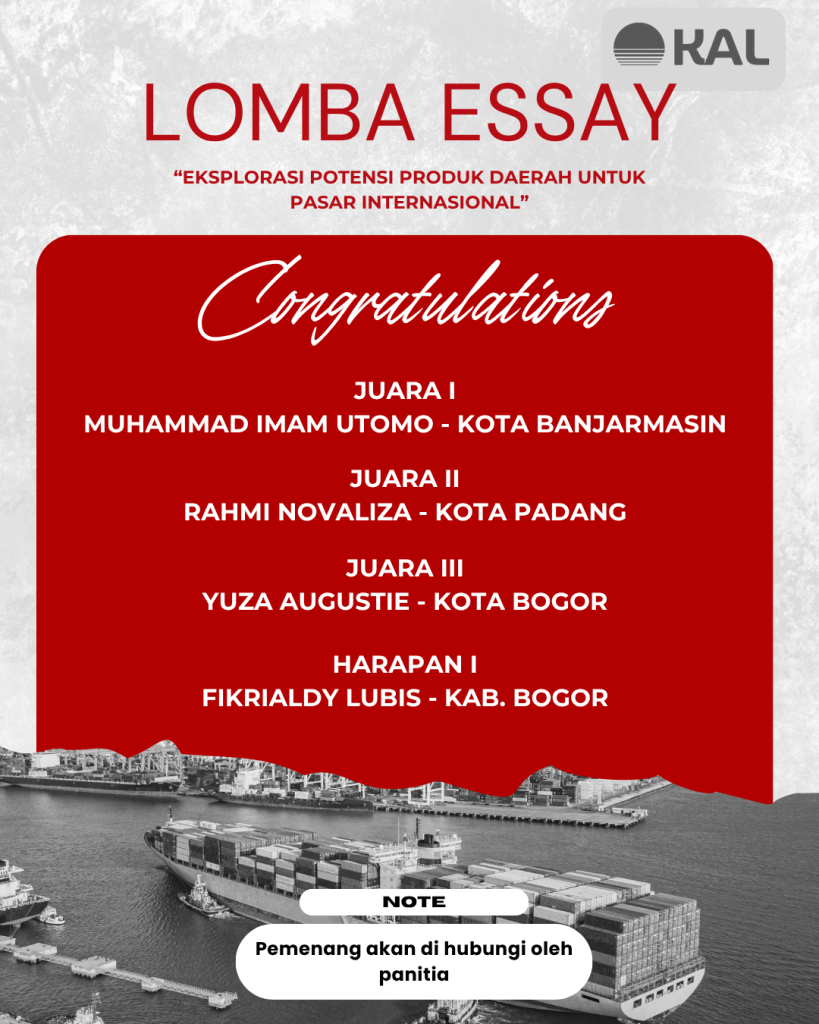 Pengumuman Pemenang Lomba Esai Nasional 2023